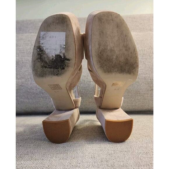 Pre-loved Jeffrey Campbell Women's Ammaly Sling Back Strap Heel Sz 6.5 - Picture 8 of 11